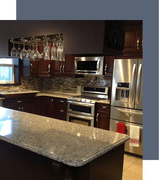 Classy Living Room with Kitchen Interior